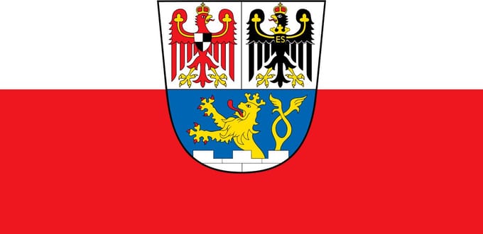Vlag Erlangen 100x150cm