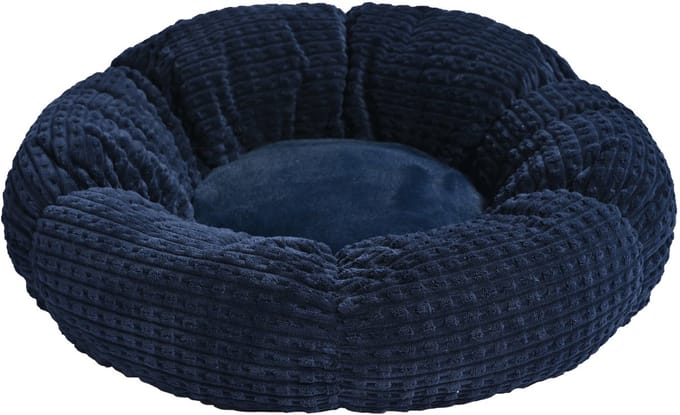 Adori Donut Flory - Kattenmand - Ø50x18 cm Dark Navy