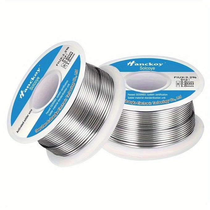 0,8 mm Laagtemperatuur Soldeerdraad - Geactiveerd Soldeer, Spoel van 50 Gram Soldeerdraad 0.8mm