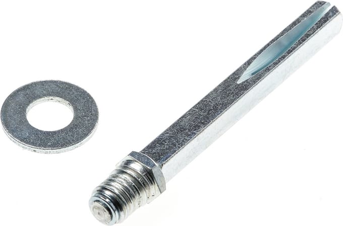 Vastdraaibaar gelagerde wisselstift M12x8x115
