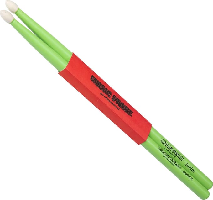 MUSIC STORE Junior Sticks "Yannis", green - Drumsticks