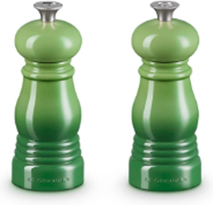 Le Creuset - Mini Peper- en Zoutmolen - Bamboo Groen 12.5 cm