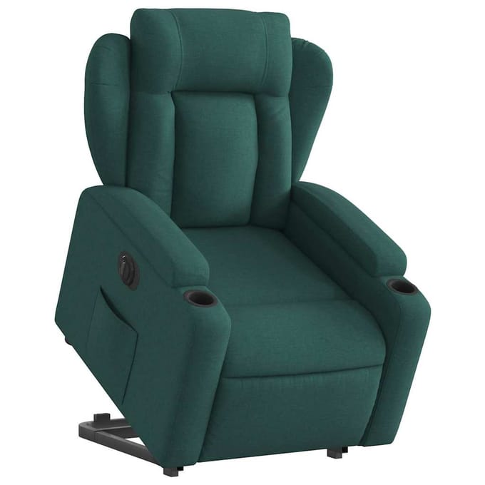 Vidaxl Sta-op Massagestoel, Elektrisch, Verstelbaar, Groen
