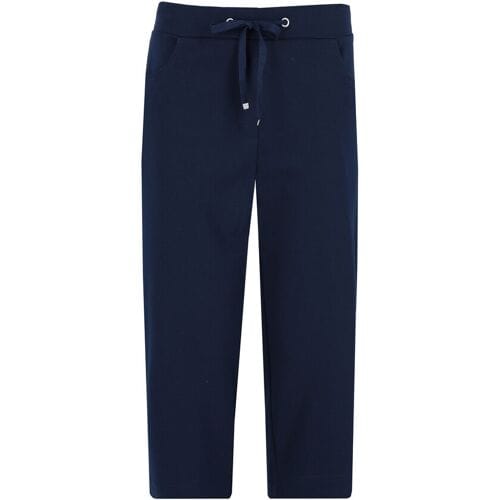 Comfortabele dames capri sweatbroek blauw - Blauw - Maat - 42