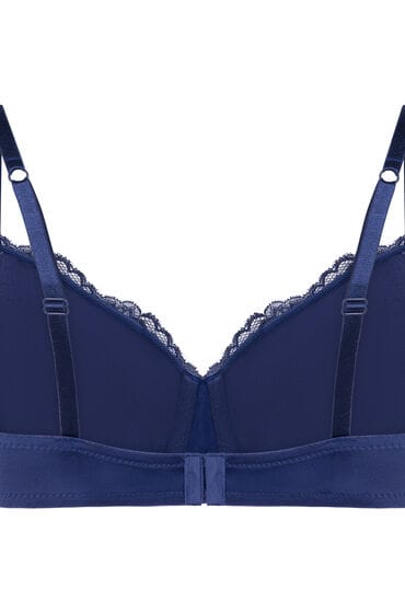Hunkemöller Voorgevormde beugel bh Lace & Shine Blauw
