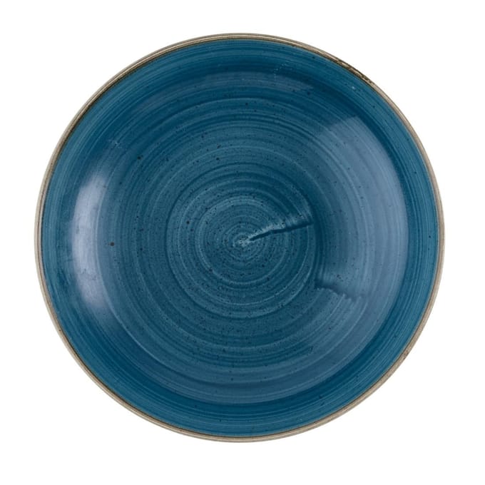 Churchill Stonecast Java Blue Evolve Coupe Kom 24.8cm (12 stuks)