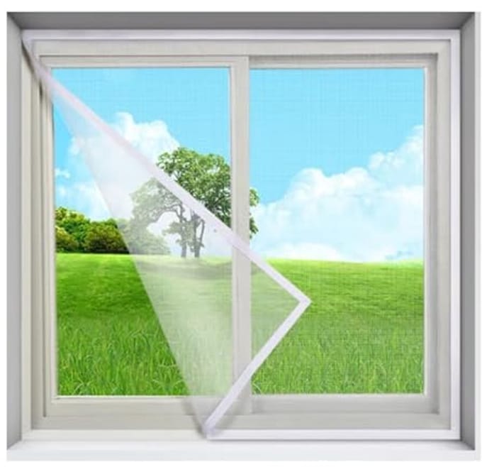 Verstelbaar Vliegengaas 100 x 140 cm - Effectieve Bescherming Tegen Insecten en Muggen