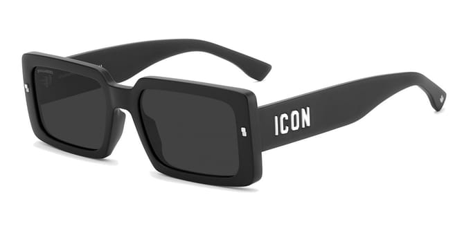 Dsquared2 ICON 0029/S Matte black 55/19/145 MAN Zonnebrillen