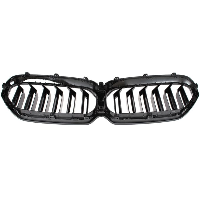 ModEcar - Grille Tussen Koplampen - BLACK GLOSSY DOUBLE BAR - BMW 5 G30 G31 LCI 2020