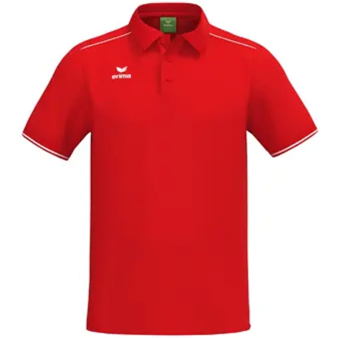 Erima Cmpt 3 Wings Polo Heren - Rood / Wit | Maat: L