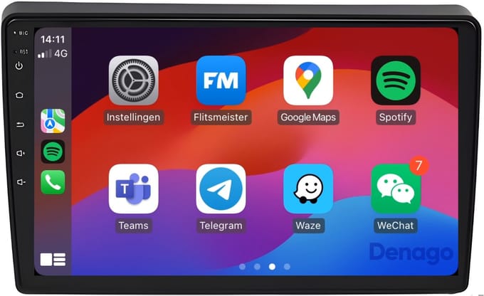 CarPlay autoradio geschikt voor Ford Transit | 2006 t/m 2014 | Android 16 | Draadloos Apple CarPlay & Android Auto | 9 inch scherm | 2GB + 32GB | QuadCore processor | Denago DNG-A328 | 2025 model | 2006 2007 2008 2009 2010 2011 2012 2013 2014