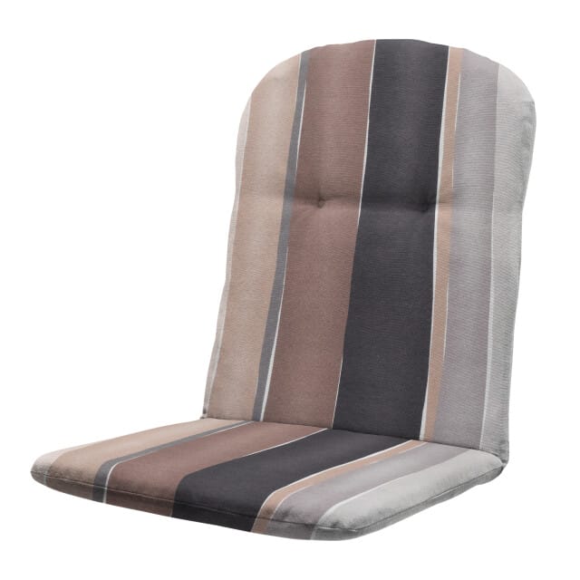 Madison kuipstoelkussen hoge rug nox - 96x45x3,5cm set van 4