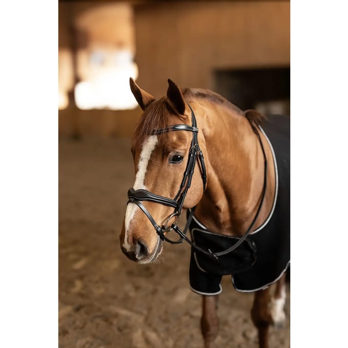 Combinatie paardenneusriem HFI Wavy