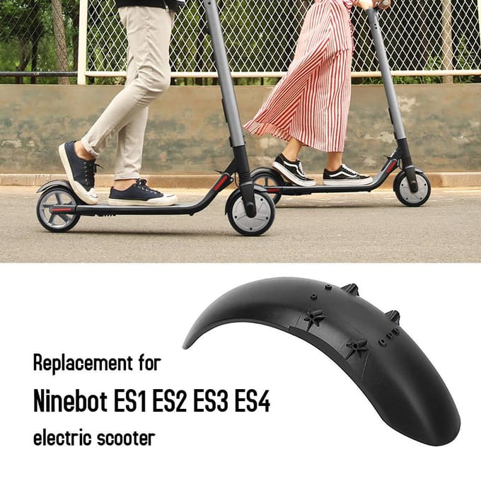 Vervanging van spatbord voor elektrische scooter voor Ninebot ES1/ES2/ES3/ES4 E-scooter spatbord zwart