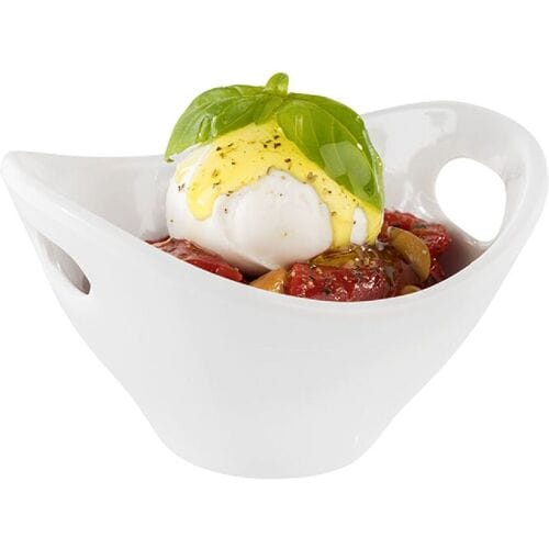 GGM Gastro (20 Stück) Schale - MINI - Melamin - 90ml - 95x90mm - Weiß