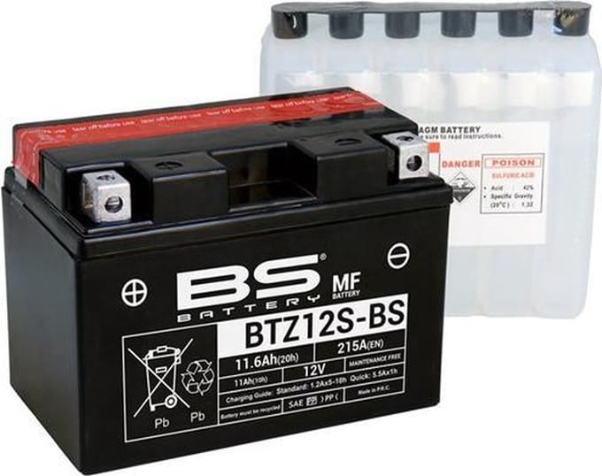 Bs Battery Btz12S-Bs / Ytz12S-Bs Accu