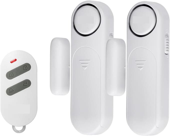 Deur Raam Alarm - Magnetische Sensor - Beveiliging Huis - 120dB Sirene - 300ft Bereik - Alarm Kit