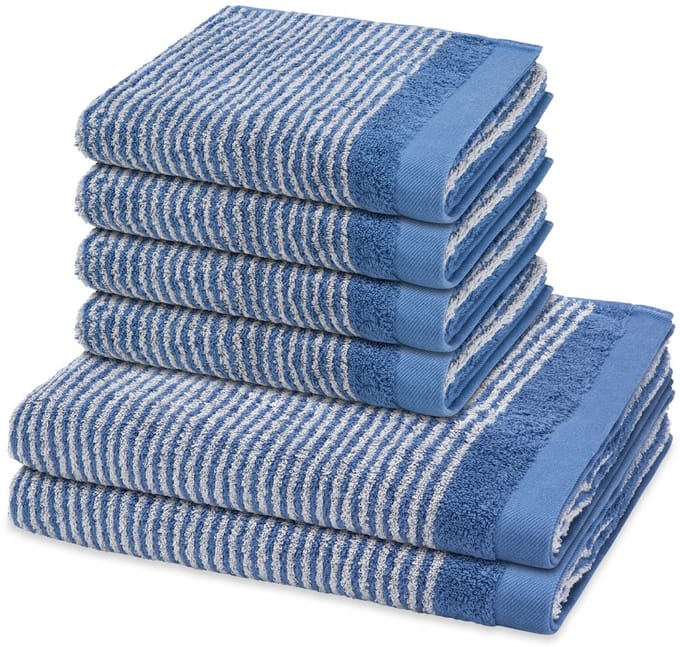 Ross Sonstiges 4 X handdoek 2 X douchehanddoek - in set 6 pack Stripes