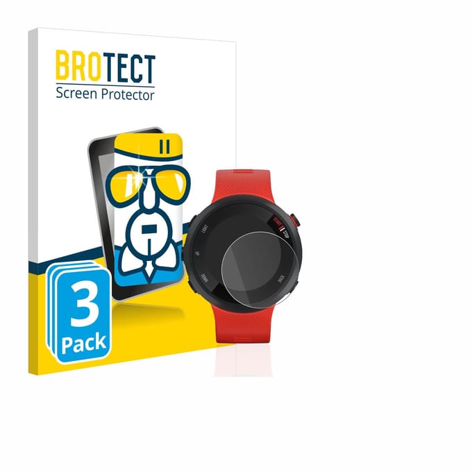 Screenprotector 3 Stuks voor Garmin Forerunner 45 Beschermglas transparant