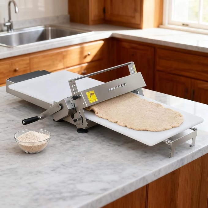 Deegroller met Plank - Vouwbare Deegroller - Bakken en Pastry - Verstelbare Dikte - Tot 25mm - Multikleur