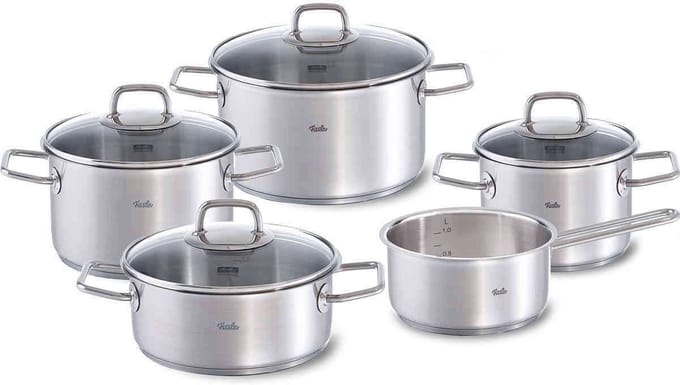 Fissler Viseo pannenset - 5-delig - Vaatwasserbestendig