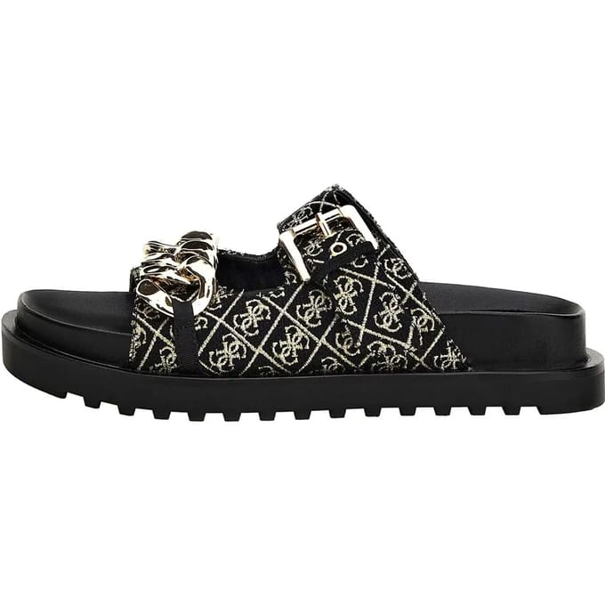 Guess Fatema Logo slippers voor dames, maat 4G