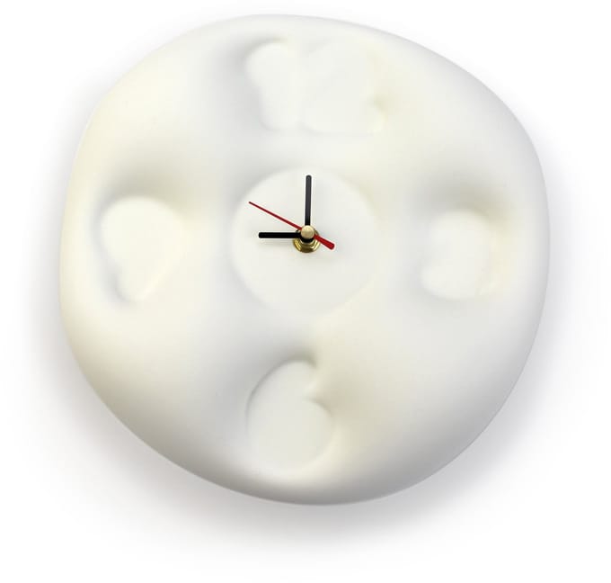 IKONIC - Design Klok - Bubble Clock Wit - Teun Zwets