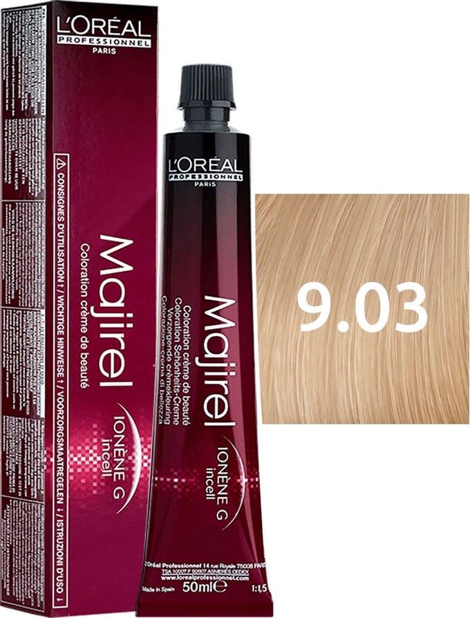 L'Oréal Professionnel - Haarverf - Majirel - 50ML - 9.03