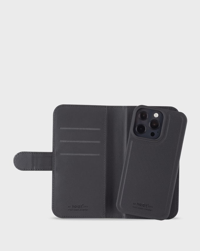 Holdit Wallet Case Magnet Plus geschikt voor Apple iPhone 13 Pro - Zwart