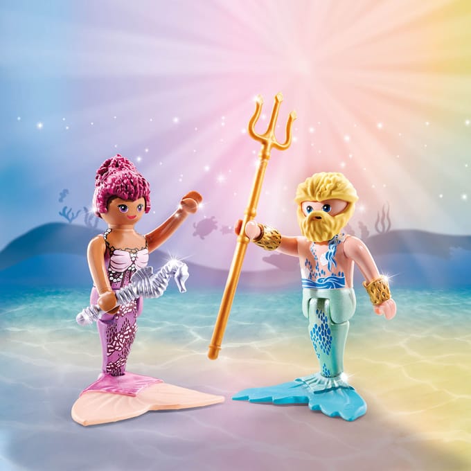 PLAYMOBIL DuoPacks Zeemeermin en Triton 71799