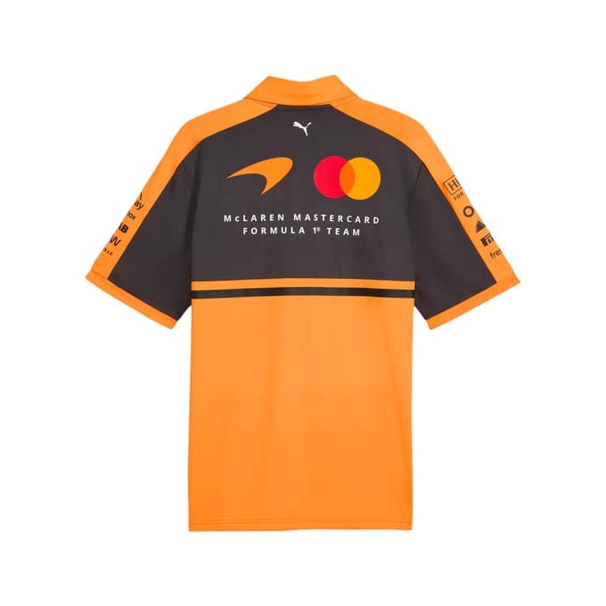 Puma Mclaren Replica Poloshirt Oranje M Man