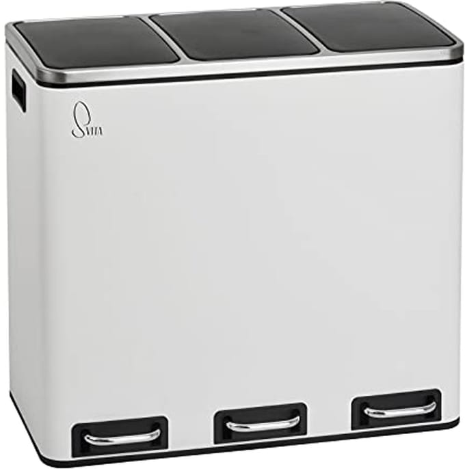 Pedaalemmer 54 Liter met Afvalscheiding en Elegant Design