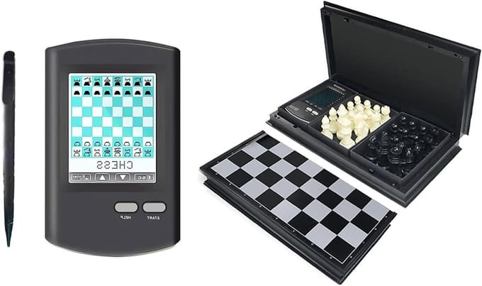 Elektronisch Schaakbord - Schaakcomputer Handheld - Schaakvaardigheid Leren - Touchscreen Met LCD - 36 x 30 cm - Zwart