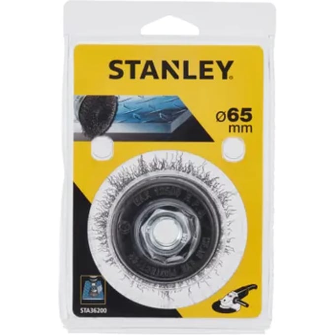 Stanley Komstaalborstel Sta36200-xj Getordeerd M14 Ø65mm