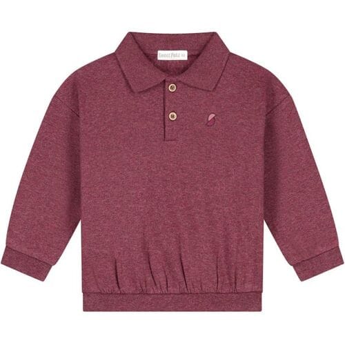 Sweet Petit baby sweater Pim Red Brown 62 heren