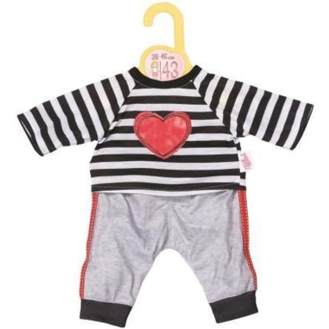 Zapf Creation Dolly Moda Joggingpak gestreept 39-46cm Poppenkleding