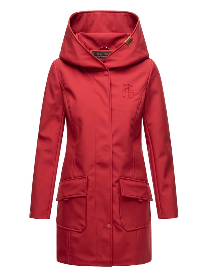 Marikoo dames softshelljas – Mayleen, waterafstotend met capuchon
