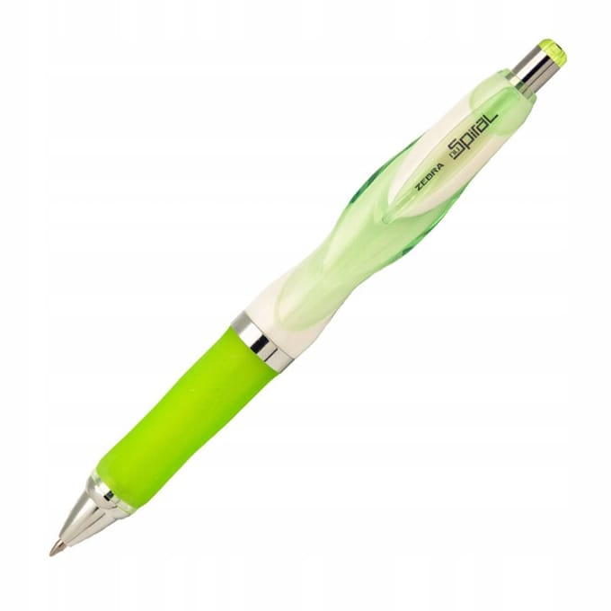 Zebra NSpiral Gellele 0.7mm Blauw (Groen Houder)
