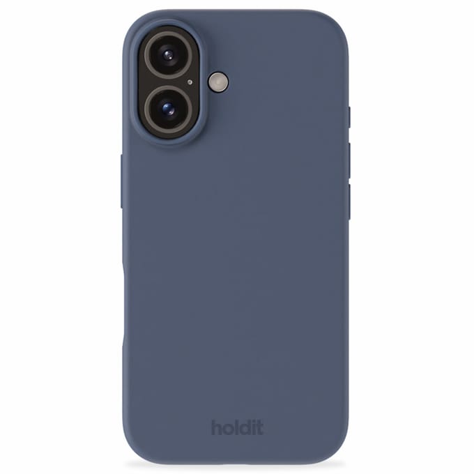 Holdit Silicone Case geschikt voor Apple iPhone 16 - Pacific Blue