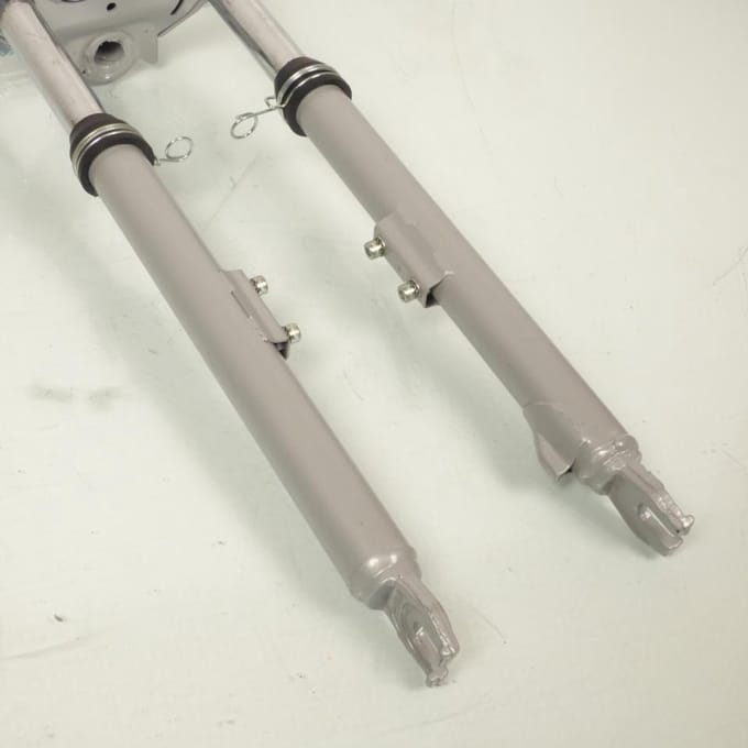 Voorvork grijs voorvering voor bromfiets Peugeot 103 SP Ø26mm Nieuw