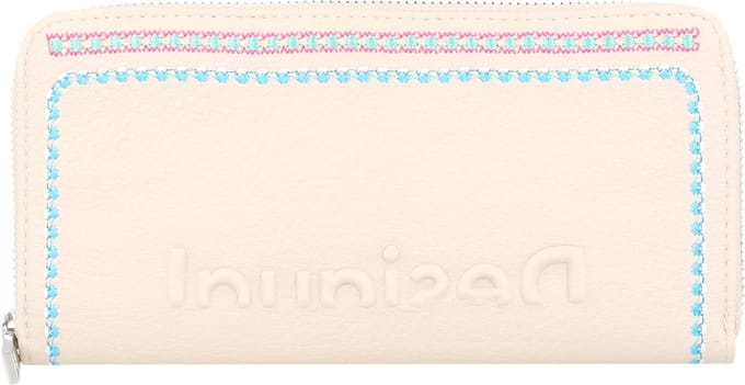 Desigual Portemonnee Raven Fiona Long Wallet White Crème