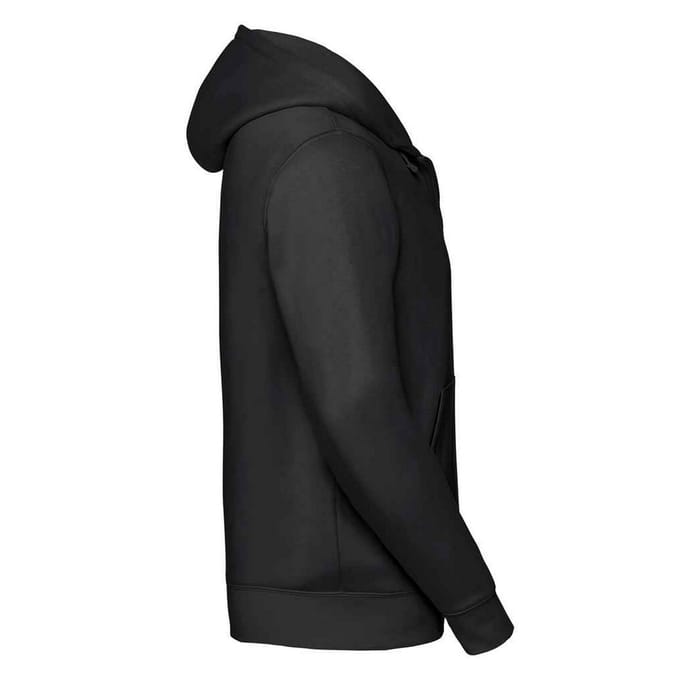 Russell Heren Authentiek Sweatshirt met capuchon (Zwart)