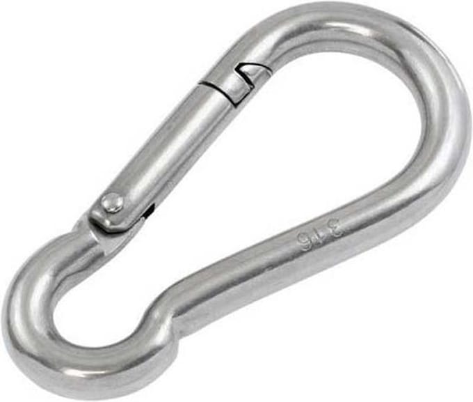Karabijnhaak / carabiner 4x40mm - gegalvaniseerd