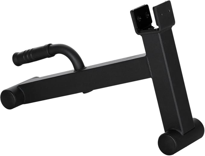 SPORTNOW Halterstangheffer - Voor eenvoudig laden en ontladen - Deadlift Jack - Zwart
