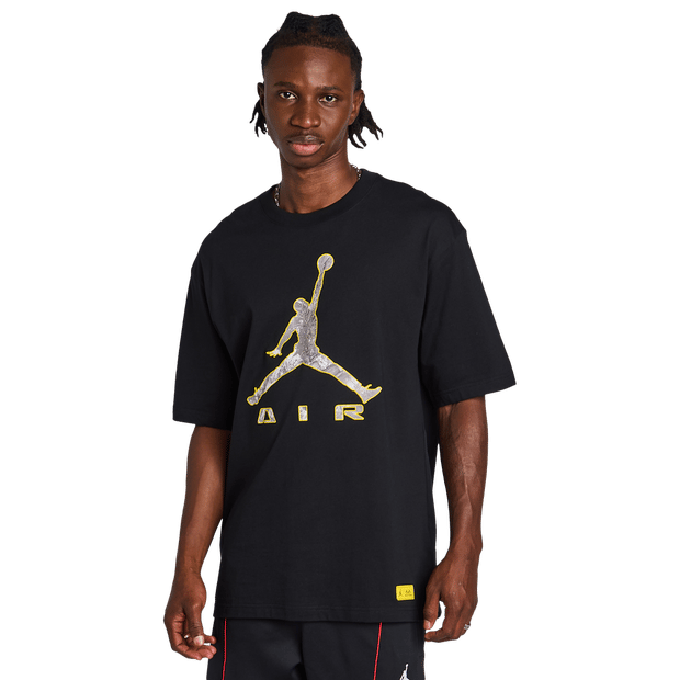 Jordan Brooklyn T-shirts Heren - Zwart - Maat L - Katoen Jersey