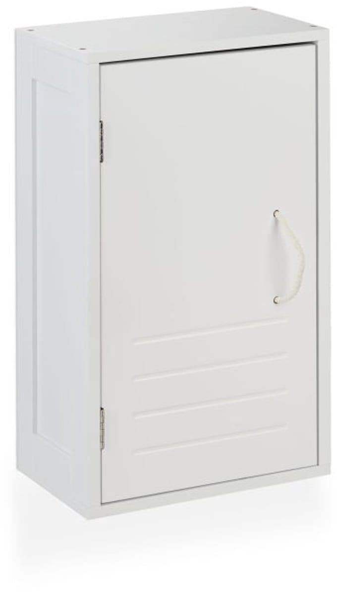 Doodadeals® Badkamerkast – Hangend Compact – Wandkast – 50×30×18,5 cm – Wit – Opbergkast