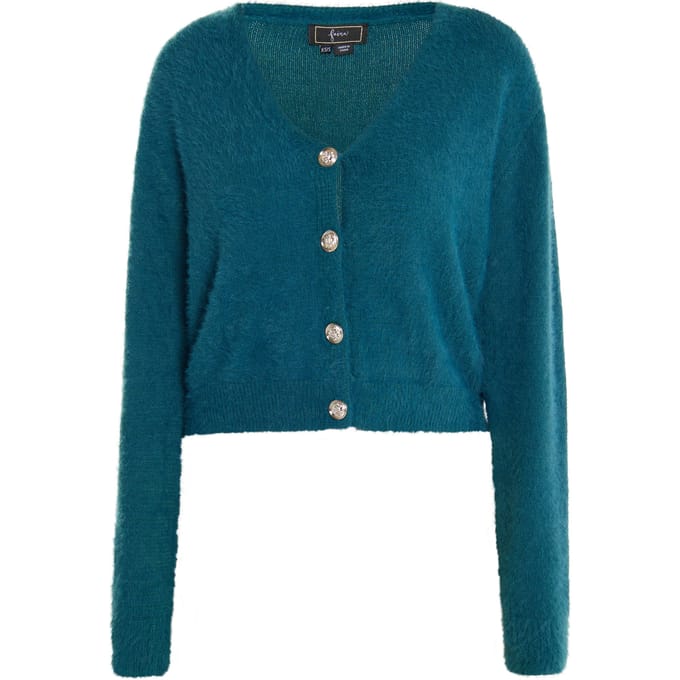 Faina Vest Dames Smaragdgroen