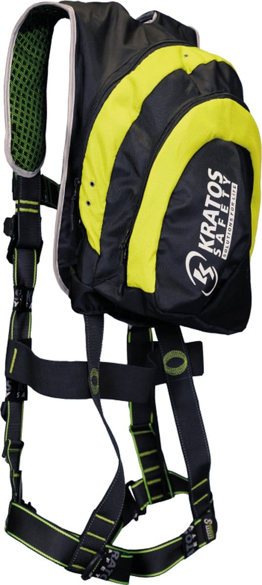 Kratos Adventure Backpack Full body veiligheidsharnas - Met geïntegreerde rugzak