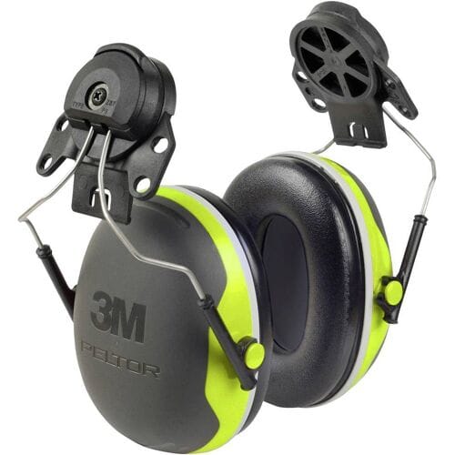 3M PELTOR X4P3 gehoorkappen met helmbevestiging Hi-Viz