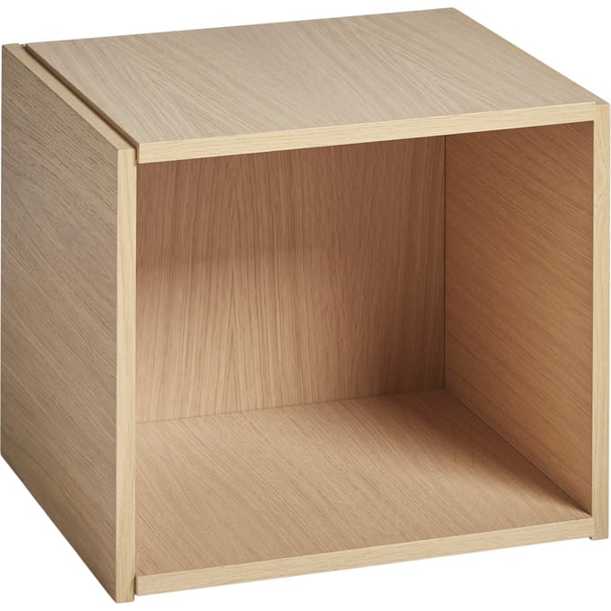 Woud Bricks Cube - eiken wit gepigmenteerd - openen